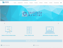 Tablet Screenshot of institutoavaliar.com.br